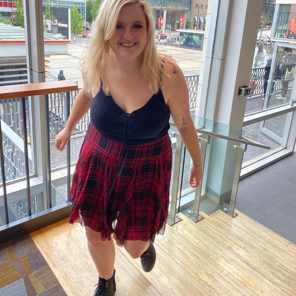 Polo Ralph Lauren Red Plaid Skirt